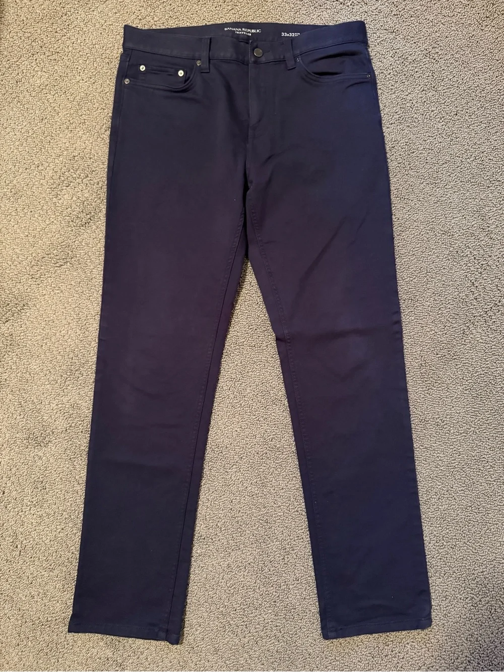 Banana Republic Men's Slim Straight Jeans in Navy 33x32